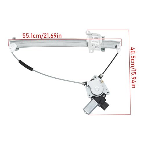 Front Left Side Power Electric Window Regulator With Motor Replacement For Acura Rl 2005-2012 751-050