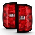 Acanii For 2016-2018 Chevy Silverado 1500 2500 3500 Tail Lights Brake Lamps Assembly Pair Set Replacement Left Right