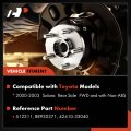 A-premium Rear Wheel Bearing And Hub Assembly With 5-lug Compatible Toyota Solara 2000-2003 Fwd Non-abs