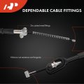 A-premium Rear Driver Side Parking Brake Cable Assembly Compatible With Honda Models Accord 2003 2004 2005 2006 2007 Replace