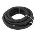 15ft 12an Fuel Hose An12 3 4 Universal Braided Nylon Stainless Steel Cpe Oil Gas Line Black 