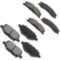 Brake Pad Sets 8pcs Ford Explorer For Flex Police Interceptor Sedan Utility Special Service Taurus Lincoln For Mks D1611 D1612 