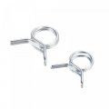 10pcs 6mm And 7mm Fuel Line Tube Spring Clips Zinc Plated Double Wire Hose Clamp 