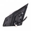 Spieg Ni1321238 Passenger Side Mirror Replacement For Nissan Sentra 2013-2015 Power Paintable White 3pin Rh