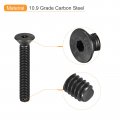 Uxcell 3 8-16x2-1 2 Flat Head Socket Cap Screws 10 9 Grade Carbon Steel Hex Countersunk Screw Bolts Fasteners Fully Threaded