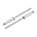 100pcs 8 X 1 2 304 Stainless Steel Countersunk Blind Rivet Open-end Type Rivets For Diy Sheet Metal Automotive Repairs 