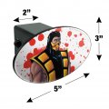 Mortal Kombat Klassic Scorpion Character Oval Tow Trailer Hitch Cover Plug Insert