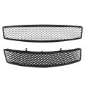 Gloss Black Front Bumper Mesh Grille For G35 4 Door Sedan 2003-2006 Custom Fit Easy Installation Sporty Upgrade