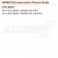 Vipmotoz Full Led Strip Side Marker Lights Fender Parking Lamps Compatible With 2014-2019 Bmw F80 F82 F83 M3 M4 Coupe