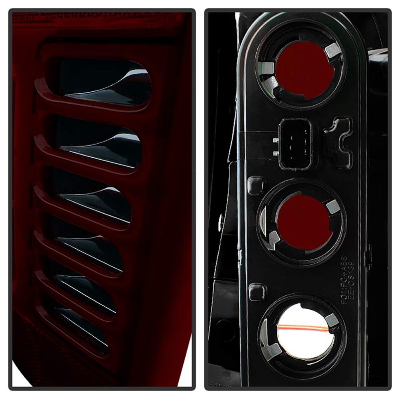 Smoke Red Lens Oe-style Tail Light Lamp Assembly For 1999-2004 Jeep Grand Cherokee Driver Passenger Side