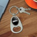 Bet Logo Keychain Chrome Metal Spinning Oval Bottle Opener 3 6 In X 1 5 Official Licensed Product