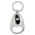 Bet Logo Keychain Chrome Metal Spinning Oval Bottle Opener 3 6 In X 1 5 Official Licensed Product