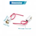 Uxcell 6pcs Universal Ba9s Led Bulb Car Door Dome Panel Light Socket Holder Wire Harness Connector Adapter Replacement