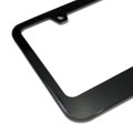 Chevrolet Camaro 2010 Outline Black Metal License Plate Frame 12in X 6in Universal Fit With Theft Deterrent Screw Covers 