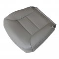 Secosautoparts Driver Side Bottom Top Lean Back Replacement Leather Seat Cover Gray Compatible With Chevy Suburban 1500 2500