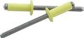3 16 Small Head Aluminum Steel Mandrel Pop Rivets 250ct Yellow 