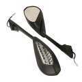 Green-l Pair Led Turn Signal Rear Mirror Fit For Ducati 1199 Panigale 2012-2014 
