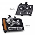 Headlights Assembly For 2007 2008 2009 2010 2011 2012 2013 2014 Chevy Suburban 2007-2013 Tahoe Avalanche Bumper Headlamp Right