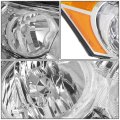 Ho2503130 Oe Style Passenger Right Side Clear Lens Headlight Lamp Compatible With Honda Accord Sedan 08-12