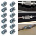 Inverted Flare Tube Nuts For 5 16 In 1 2 20 Threads Pack Of 12 Carbon Alloy Steel Corrosion Resistant Fitting 