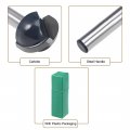 Uxcell Router Bit 1 4 Shank 3 Cutting Dia Core Box 2 Flutes Carbide Tip For Carpentry Woodworking Milling Cutter Tool