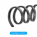 Uxcell Edge Trim Black U Shape Protector Rubber With Steel Clips Fits 5 64 -9 14 76ft 4 5meter Length Door Guards