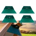 Siwood 4 Pcs Ez Frame Wooden Swing Accessories A-frame Bracket For Set Beam Fitting High Strength Support Green 