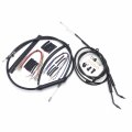 Httmt- Softail Fxstc Fxstd Fxstb Fxst Extended Cable Kit- Black Compatible With 14 Handlebar 2007 2009 2010 Custom Deuce Night