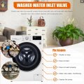 Aju73213301 Water Inlet Valve For Lg And Kenmore Top Load Washers 5 Coil Design Replaces Aju75152601 5221ea1008f 33090048