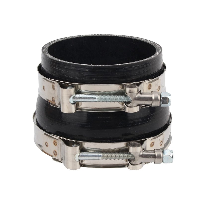 Carbbia 4 To 3 5 Inch Silicone Reducer Coupler Turbo Pipe Black With Two T-bolt Clamps