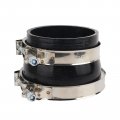 Carbbia 4 To 3 5 Inch Silicone Reducer Coupler Turbo Pipe Black With Two T-bolt Clamps