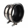 Carbbia 4 To 3 5 Inch Silicone Reducer Coupler Turbo Pipe Black With Two T-bolt Clamps