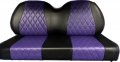 Club Car Precedent Front Seat Covers Diamond Stitching Dark Purple 