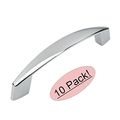 Cosmas 3335ch Polished Chrome Cabinet Hardware Handle Pull 3-3 4 96mm Hole Centers 10 Pack 