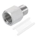 Pipe Fitting Reducing Adapter G1 4 Male X 1 Npt Female 304 Stainless Steel Reducer Connector For Water Oil Air Pressure Gauge 