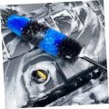 Totority 2pcs Clean Car Beauty Kit Cosmetology Upholstery Cleaner For Furniture Wheel Rim Brushpet Tire Brushes Cleaning Tires