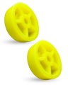 2pcs 48358 Carriage Stop Roller Bumper Replacement Parts Fit For Tranzsporter Tp250 And Tp400 Shingle Hoists Yellow 