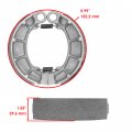 Caltric Rear Brake Shoes Compatible With Honda Vf500c Vf-500c V30 Magna 500 1984 1985