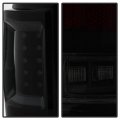 Acanii For 2004-2008 Ford F150 Styleside Pickup Black Housing Smoked Lens Led Tube Tail Lights Brake Lamps Left Right