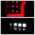 2004-2008 Ford F150 Styleside Pickup Black Housing Smoked Lens Led Tube Tail Lights Brake Lamps Left Right