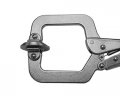 Milescraft 4000 2in Face Clamp Premium Heavy Duty Locking C-clamp With Adjustable Swivel Pads For Pocket Hole Joinery Wood 