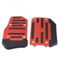 Car Pedal Covers Racings For- Brake Pedal Alloy Nonslip Accelerator Pad Cover Automatic Vehicles At Car Red