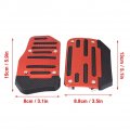 Car Pedal Covers Racings For- Brake Pedal Alloy Nonslip Accelerator Pad Cover Automatic Vehicles At Car Red