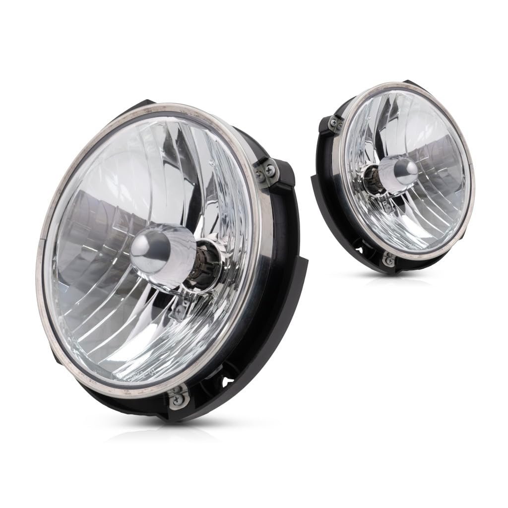 Headlight Assembly Pair For Jeep Wrangler 2007 To 2015 Driver And Passenger Side Dot Certified Ch2502175 Ch2503175 Halogen