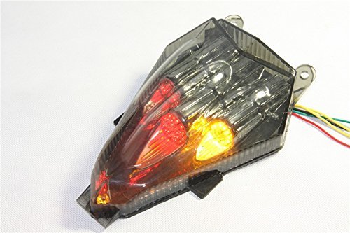 Led Tail Light Assembly For Yamaha Yzf R6 2006 To 2013 Integrated Turn Signals Smoke Lens Waterproof Rear