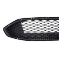 Front Bumper Hood Grille Upper Honeycomb Trim Glossy Black Replacement For 2017 2018 Fusion