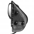 Ocpty Black Driver Side View Mirror Smooth With Power Adjustment Turn Signal Heated Manual Fold Memory Puddle Light Compatible