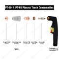 Weldingstop Retaining Cup 60389c Ipt-60 Pt-60 Plasma Torch Drag Contact Cutting Shield Cap 1-pk