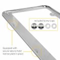 Ipick Image Made For Ford F-150 2015 Up 3d Embossed Letters On Mirror Chrome Metal License Plate Frame