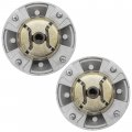 Caltric 2 Spindle Assembly With Pulley Bolt Compatible John Deere Am126418